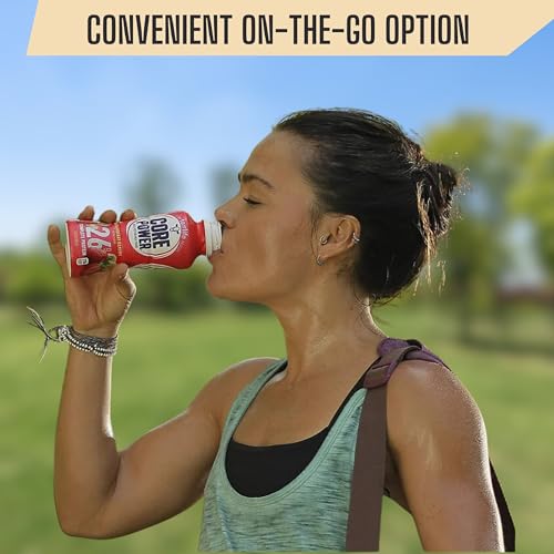 Protein Shakes for Workout Recovery, Chocolate, 14 Fl Oz (Pack of 12) with Key Chain Y4227