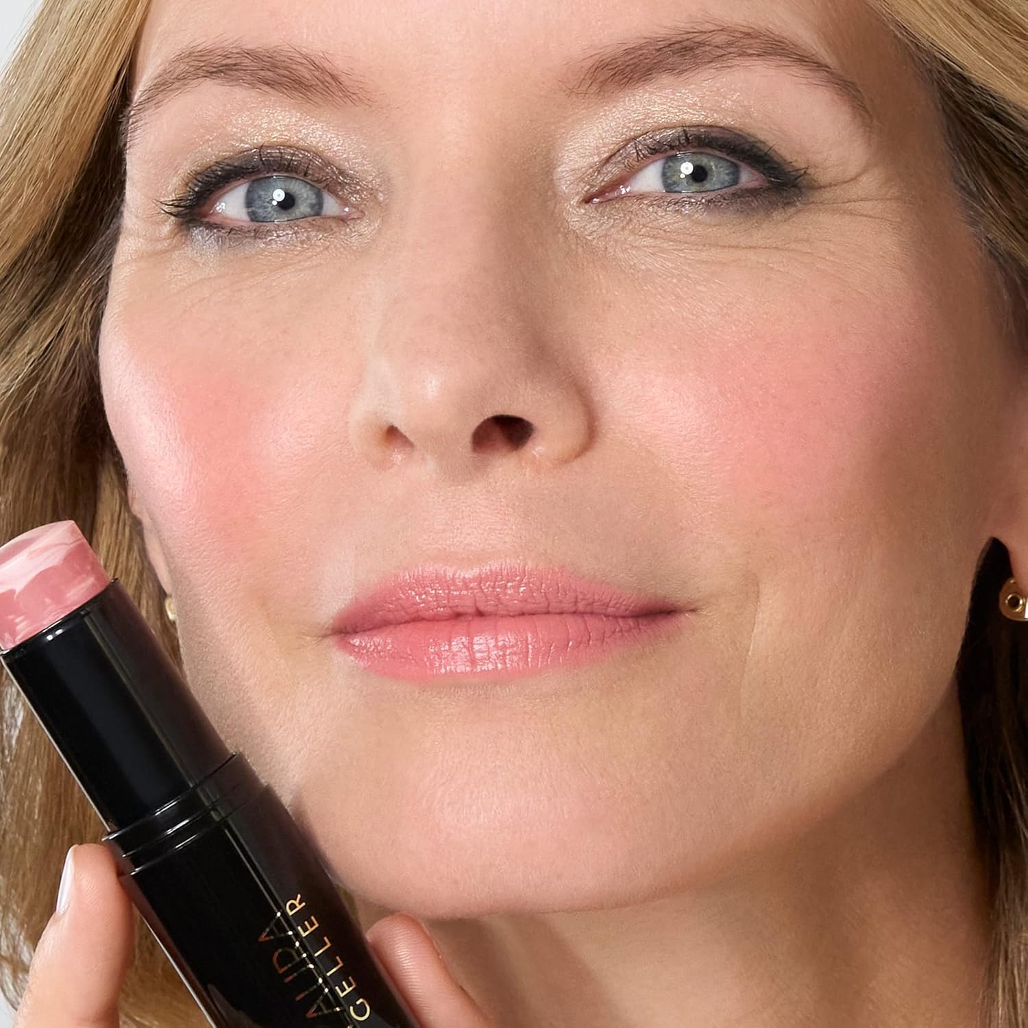 Italian Marble Blush Makeup Stick for Cheeks, Pink Fiore C564