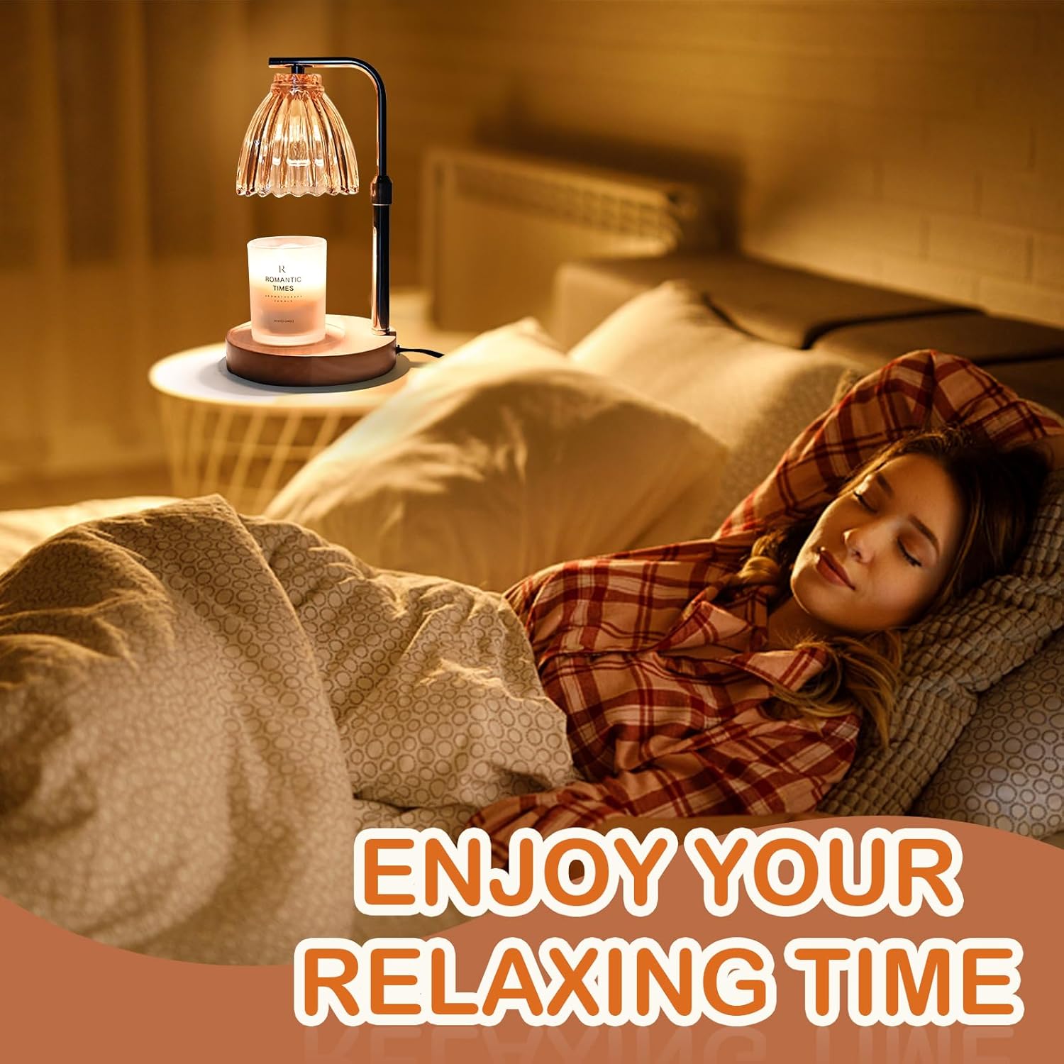Candle Warmer Lamp with Timer and Dimmer for Wax Melts G802