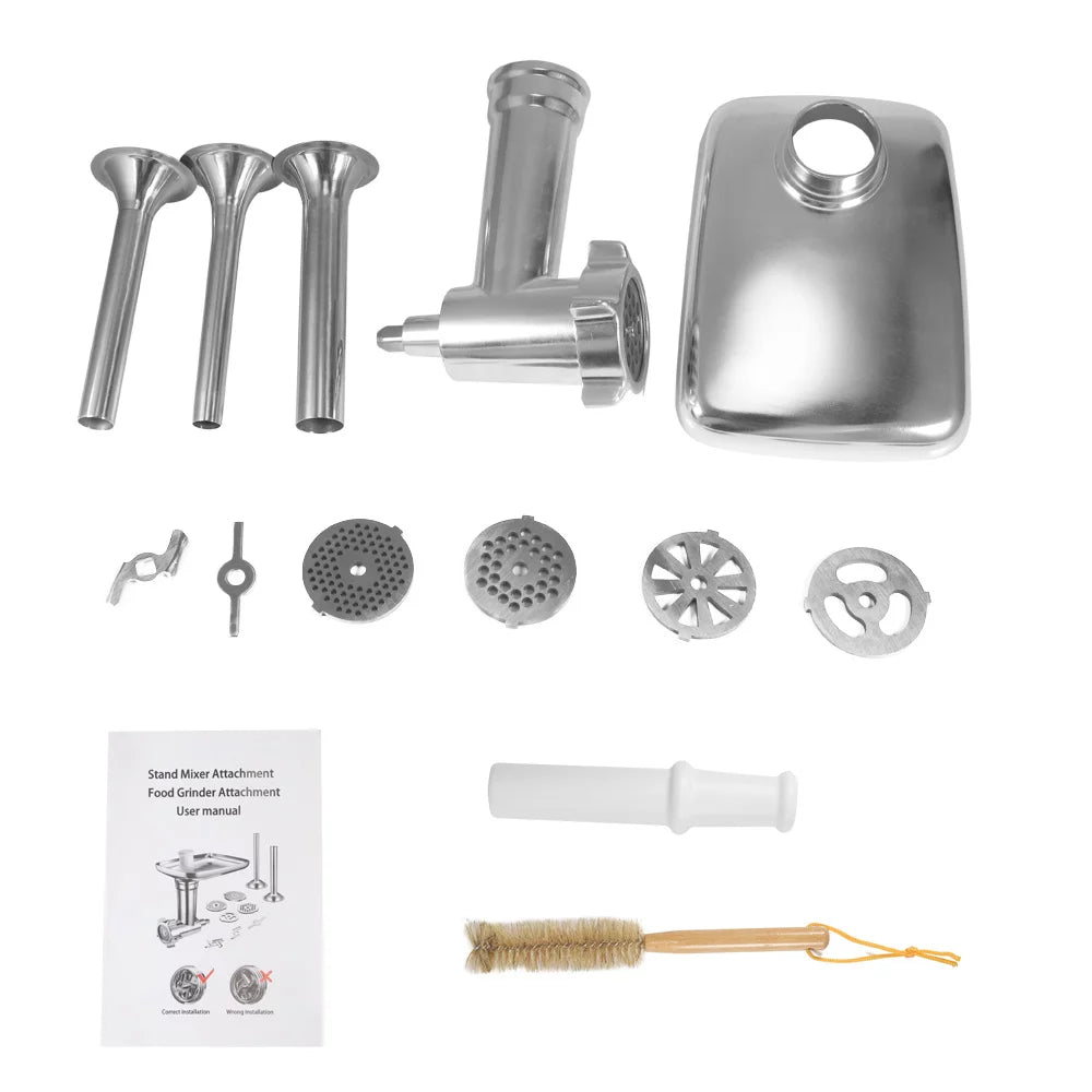 Metal Food Grinder Attachment for Meat and Sausage L52361