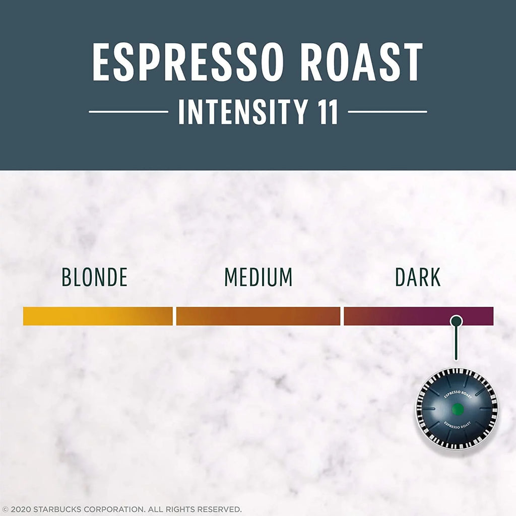 Dark Roast Espresso Coffee Capsules for Vertuo Machine, 10 Count O987