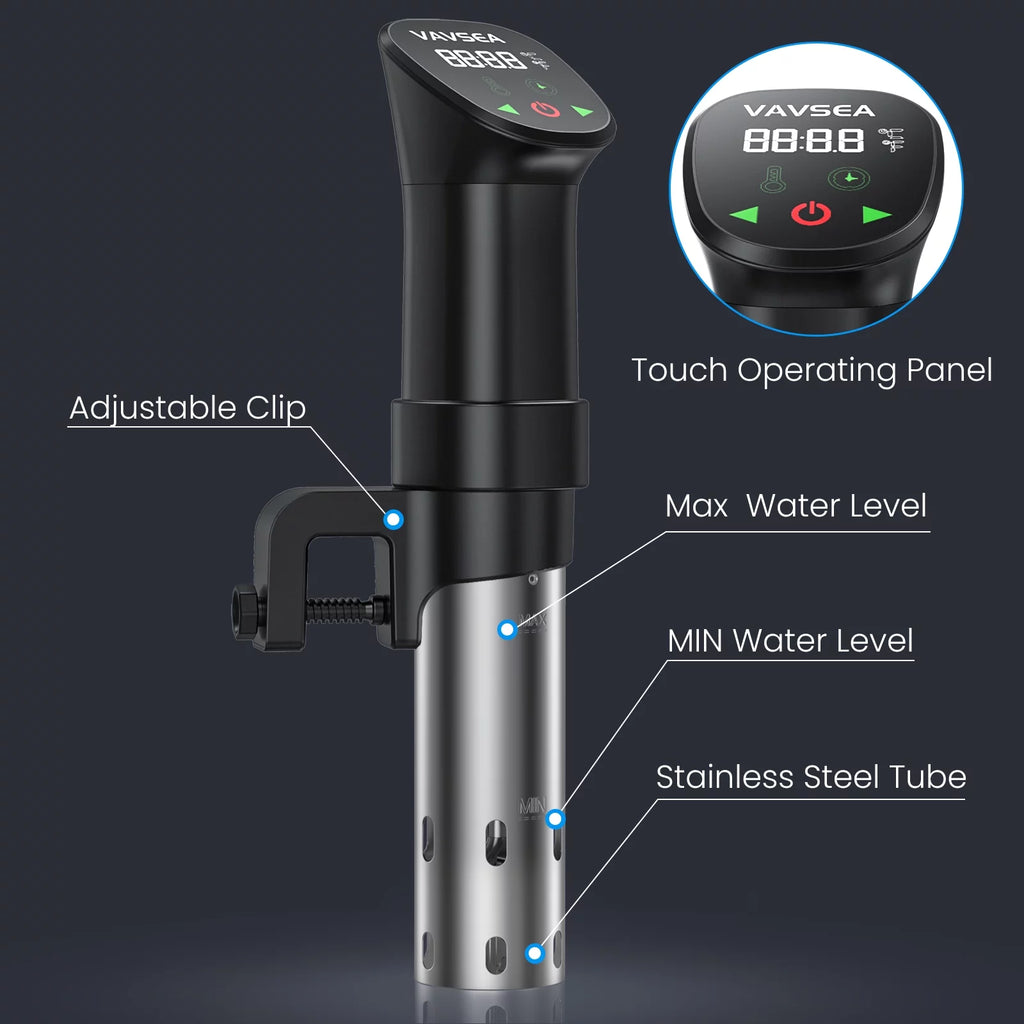 Sous Vide Machine, Precision Cooker with Digital Touch Screen S74181