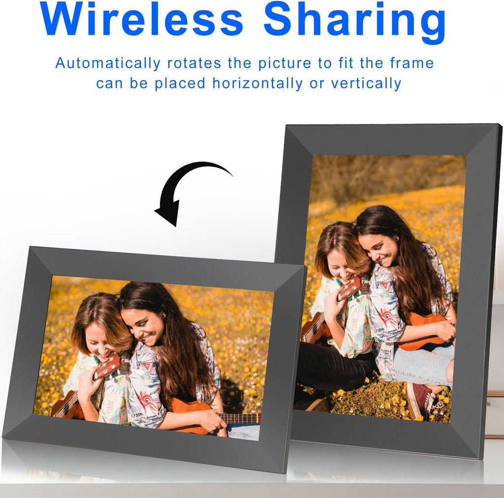 10.1 Inch WiFi Digital Picture Frame with 32GB Storage and Touch Screen M69337