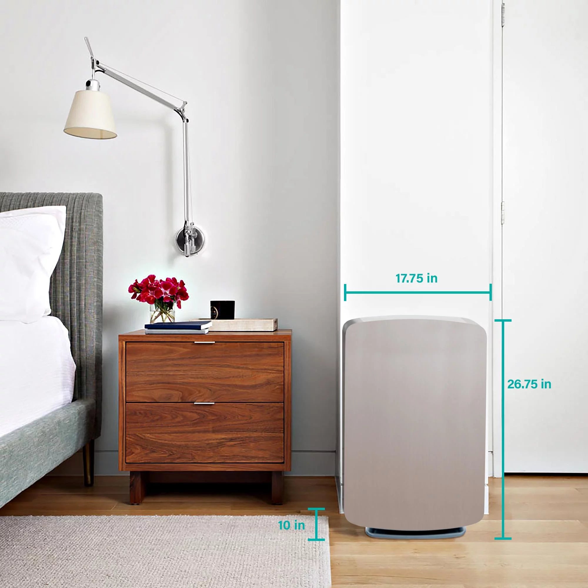 Air Purifier with True HEPA Filter for Allergens, Dust, Mold, Germs and Odors E116